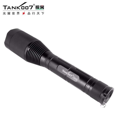 TANK007探客CI03大勻光伸縮調(diào)焦式手電投射、無干擾雜散光