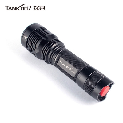 TANK007探客戶外執(zhí)勤，執(zhí)法，巡邏遠射防水戶外LED超亮手電筒DU126