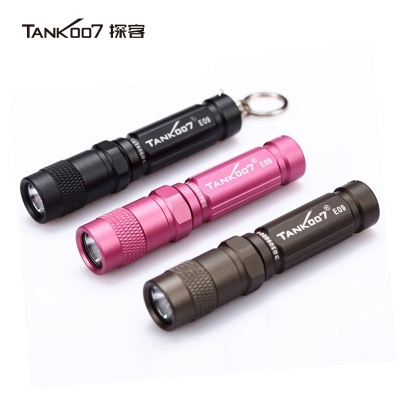 TANK007防狼手電led手電筒迷你進(jìn)口燈珠超亮聚光超亮防水E09探客