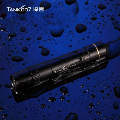 TANK007探客迷你醫(yī)生白光LED日常家用7號小手電筒AAA電池筆帽燈PA01